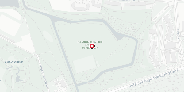 Map of Kamionkowskie Błonia Elekcyjne, Warsaw, Masovian Voivodeship